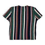 Guess Striped T-Shirt - Large Multicoloured Cotton