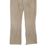 WRANGLER Mens Beige Cotton Blend Regular Straight Trousers W32 L28 Casual