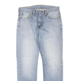 LEVI'S 511 Slim Womens Jeans Blue Regular Slim Denim Light W32 L30 Zip Cotton