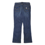 CARHARTT Womens Relaxed Fit Blue Denim Jeans W30 L29 Workwear Casual Zip