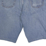 WRANGLER Mens Denim Blue Casual Shorts L W36 Cotton Blend Button Closure