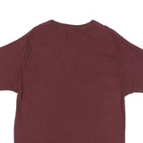 CHAMPION Mens Maroon Classic T-Shirt XL Short Sleeve Crew Neck Cotton Blend