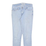 LEVI'S 711 Womens Jeans Blue Slim Skinny Denim Light W26 L30 Stretch Cotton