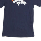 NIKE Mens Blue Denver Broncos Graphic T-Shirt M Short Sleeve Crew Neck Sports