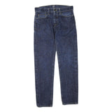 CARHARTT Womens Regular Fit Blue Denim Jeans W29 L32 Classic Cotton Blend Zip
