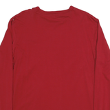 COLOSSEUM Mens Red Washington State Cougars Graphic T-Shirt L Long Sleeve Crew