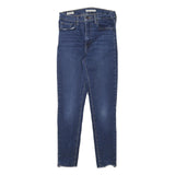 LEVI'S Womens Jeans Blue Slim Skinny Denim Medium W25 L26 Stretch Zip
