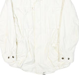 POLO RALPH LAUREN Womens White Jacket S Cotton Blend Plain Zip Casual