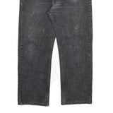 LEVI'S 505 Mens Jeans Black Regular Straight Denim Medium W32 L26 Classic Style