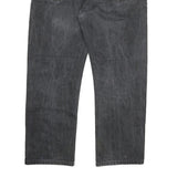 LEVI'S 505 Mens Jeans Black Regular Straight Denim Medium W32 L26 Classic Style