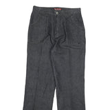 HAI BAO Womens Relaxed Jeans Denim Dark W28 L30 Cotton Blend Zip Pockets