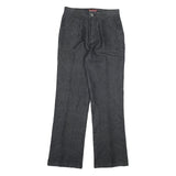 HAI BAO Womens Relaxed Jeans Denim Dark W28 L30 Cotton Blend Zip Pockets