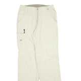 HIGH COLORADO Womens Beige Regular Fit Straight Trousers W28 L32 Outdoor Zip