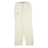 HIGH COLORADO Womens Beige Regular Fit Straight Trousers W28 L32 Outdoor Zip