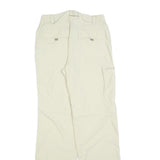 HIGH COLORADO Womens Beige Regular Fit Straight Trousers W28 L32 Outdoor Zip