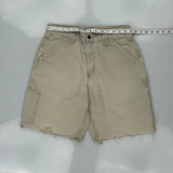 Carhartt Carpenter Shorts - 30W 9L Beige Cotton