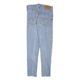 LEVI'S Womens Slim Light Blue Denim Jeans W26 L26 Zip Cotton Blend