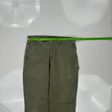 Carhartt Carpenter Trousers - 32W 34L Green Cotton