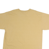 GILDAN Mens Beige Arizona Cotton T-Shirt XL Short Sleeve Crew Neck Printed