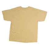 GILDAN Mens Beige Arizona Cotton T-Shirt XL Short Sleeve Crew Neck Printed