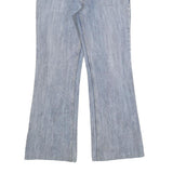 NAILS Womens Jeans Blue Relaxed Flared Denim Light W30 L30 Stylish Casual