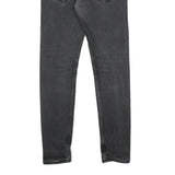 LEVI'S 512 Mens Jeans Black Slim Skinny Denim Medium W33 L34 Zip Closure