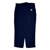 Carhartt Cargo Pants - 34W 30L Navy Cotton