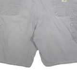 CARHARTT Mens Shorts Grey Casual Cargo Plain 2XL W42 Workwear Cotton Blend