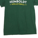 ADIDAS Womens Green Humboldt Volleyball T-Shirt L Short Sleeve Crew Neck Cotton