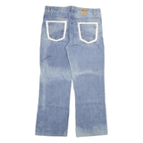 TNG Mens Blue Regular Fit Straight Denim Jeans W38 L30 Classic Cotton Blend Zip