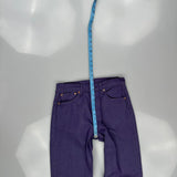 501 Levis Jeans - 30W 30L Purple Cotton
