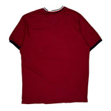 Tommy Hilfiger T-Shirt - Large Red Cotton