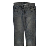 Fusai Hip Hop Jeans - 36W 28L Grey Denim