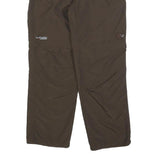 MAMMUT Womens Polyester Blend Brown Regular Straight Trousers W32 L30 Outdoor