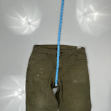 Dickies Carpenter Trousers - 35W 30L Green Cotton