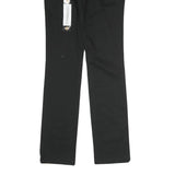 DICKIES Womens Cotton Blend Black Slim Straight Trousers W30 L32 Workwear