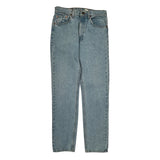 501 Levis Jeans - 30W 34L Light Wash Cotton