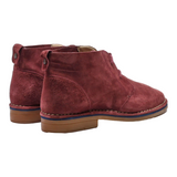 HUSH PUPPIES Desert Boots Purple Leather Womens UK 9