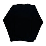 Made In USA Guess Spellout Sweatshirt - Large Black Cotton