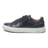 BOSS HUGO BOSS Mens Leather Low Top Trainers Black UK 6 Casual Stylish