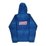 New York Giants N.F.L. Pro Line Football Puffer - Medium Blue Polyester
