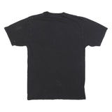 VANS Mens Black Classic Logo T-Shirt M Short Sleeve Crew Neck Cotton Blend