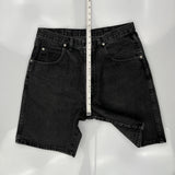 Unbranded Denim Shorts - 32W 8L Black Denim