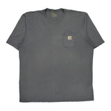 Carhartt T-Shirt - 2XL Gray Cotton