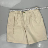 Tommy Hilfiger Chino Shorts - 34W 7L Beige Cotton