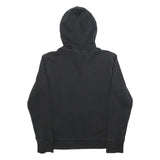 PUMA Womens Black Hoodie M Cotton Blend Pullover Casual Sports Sweatshirt