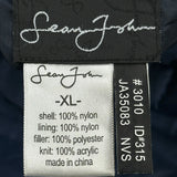 Sean John Varsity Jacket - XL Navy Nylon