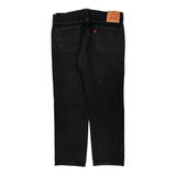 Levis Jeans - 36W 29L Black Cotton
