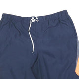 NIKE Mens Shorts Navy Blue & Orange Casual Sports L W34 Durable Comfort