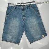 Timberland Cargo Denim Shorts - 34W 12L Blue Denim